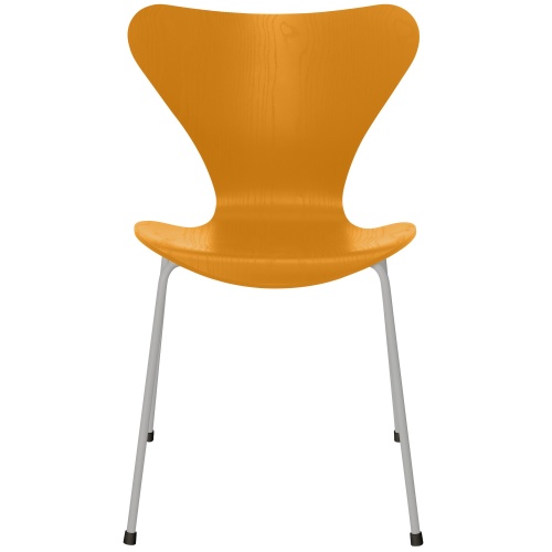 Series 7 chair (n°3107) – Burnt Yellow / Nine Grey – Coloured ash – Fritz Hansen