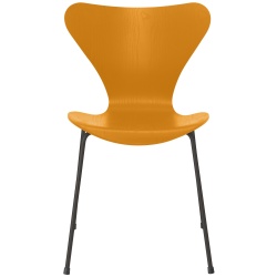 Series 7 chair (n°3107) – Burnt Yellow / Warm Graphite – Coloured ash – Fritz Hansen