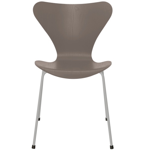 Series 7 chair (n°3107) – Deep Clay / Nine Grey – Coloured ash – Fritz Hansen