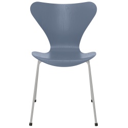 Chaise Série 7 (n°3107) – Dusk Blue / Nine Grey – Frêne coloré – Fritz Hansen