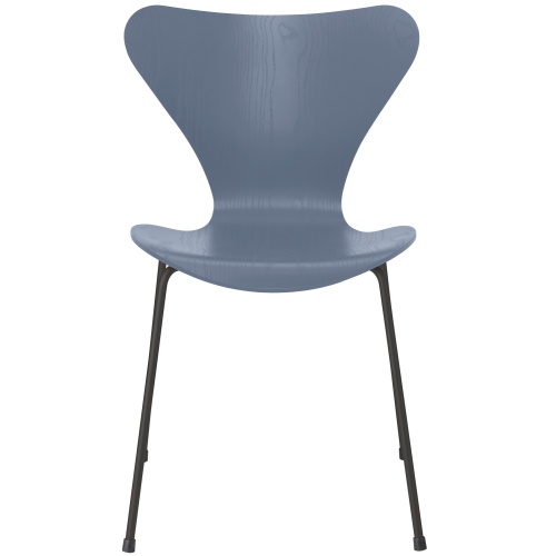 Chaise Série 7 (n°3107) – Dusk Blue / Warm Graphite – Frêne coloré – Fritz Hansen