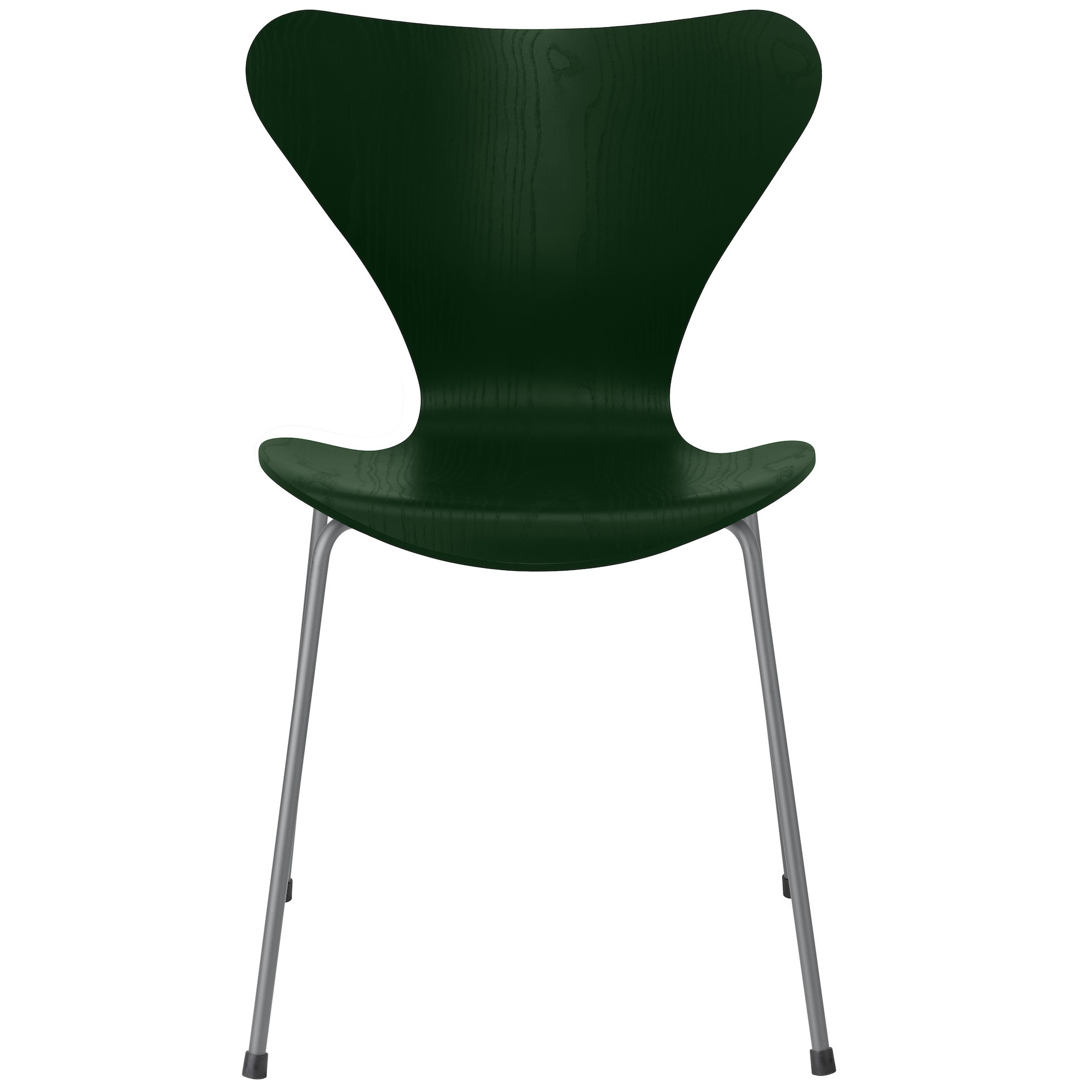 Series 7 chair (n°3107) – Evergreen / Silver Grey – Coloured ash – Fritz Hansen