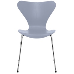 Series 7 chair (n°3107) – Lavender Blue / Chrome – Coloured ash – Fritz Hansen