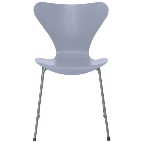 Series 7 chair (n°3107) – Lavender Blue / Silver Grey – Coloured ash – Fritz Hansen