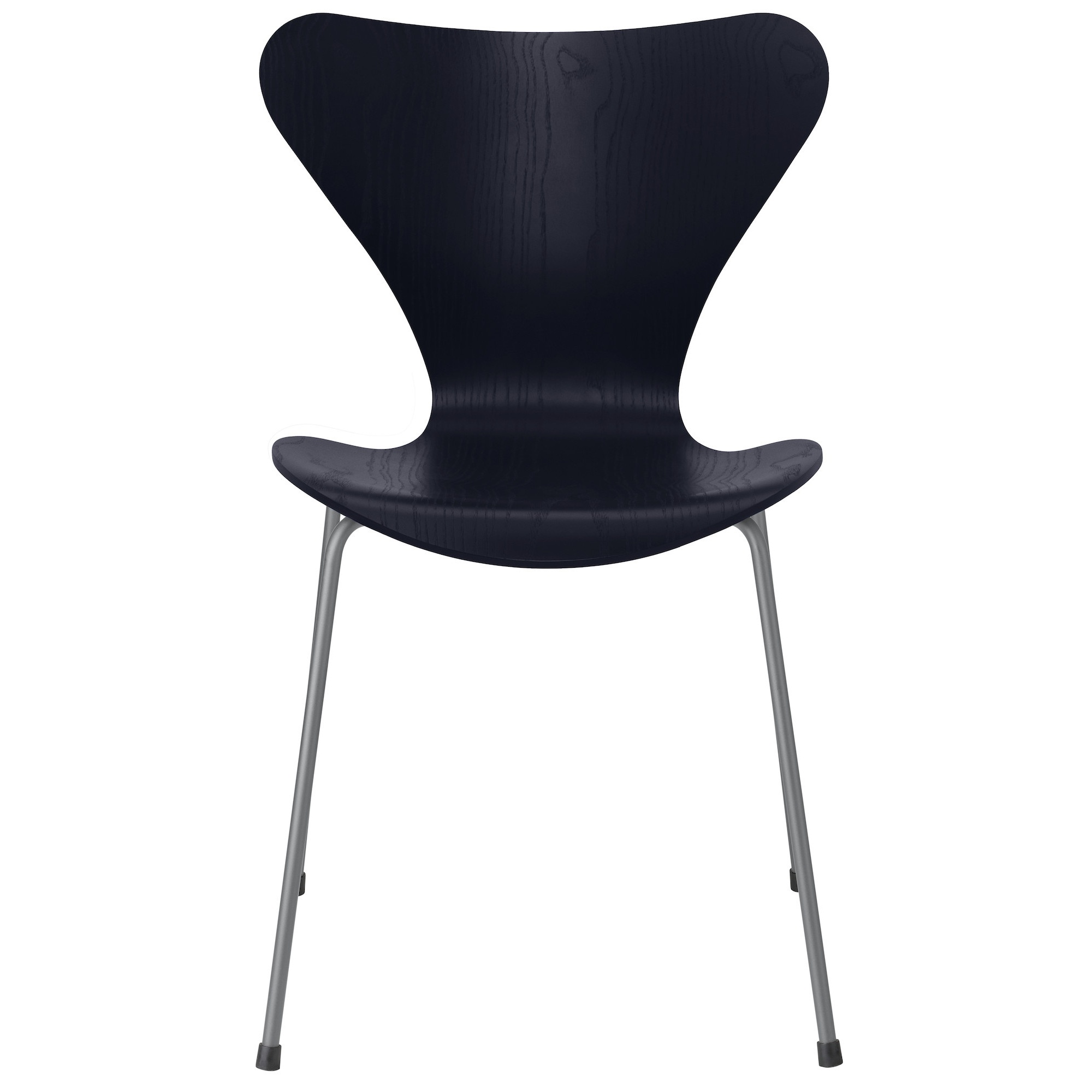 Chaise Série 7 (n°3107) – Midnight Blue / Silver Grey – Frêne coloré – Fritz Hansen