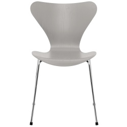 Series 7 chair (n°3107) – Nine Grey / Chrome – Coloured ash – Fritz Hansen