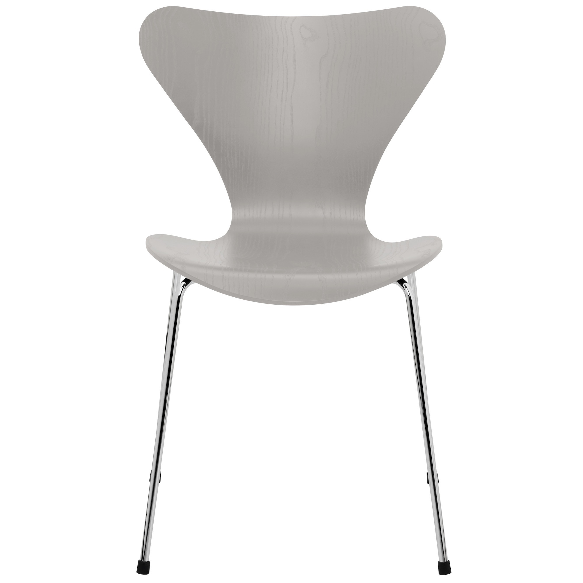 Series 7 chair (n°3107) – Nine Grey / Chrome – Coloured ash – Fritz Hansen