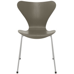 Series 7 chair (n°3107) – Olive Green / Nine Grey – Coloured ash – Fritz Hansen