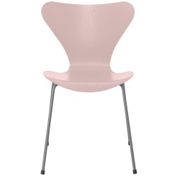 Series 7 chair (n°3107) – Pale Rose / Silver grey – Coloured ash – Fritz Hansen