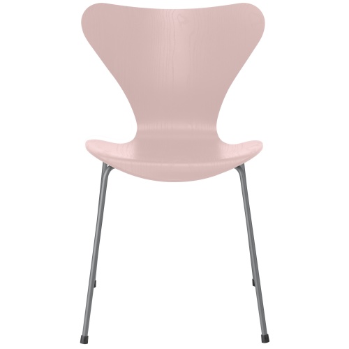 Series 7 chair (n°3107) – Pale Rose / Silver grey – Coloured ash – Fritz Hansen