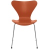 Series 7 chair (n°3107) – Paradise Orange / Chrome – Coloured ash – Fritz Hansen