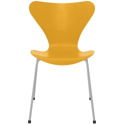 Series 7 chair (n°3107) – True Yellow / Nine Grey – Coloured ash – Fritz Hansen