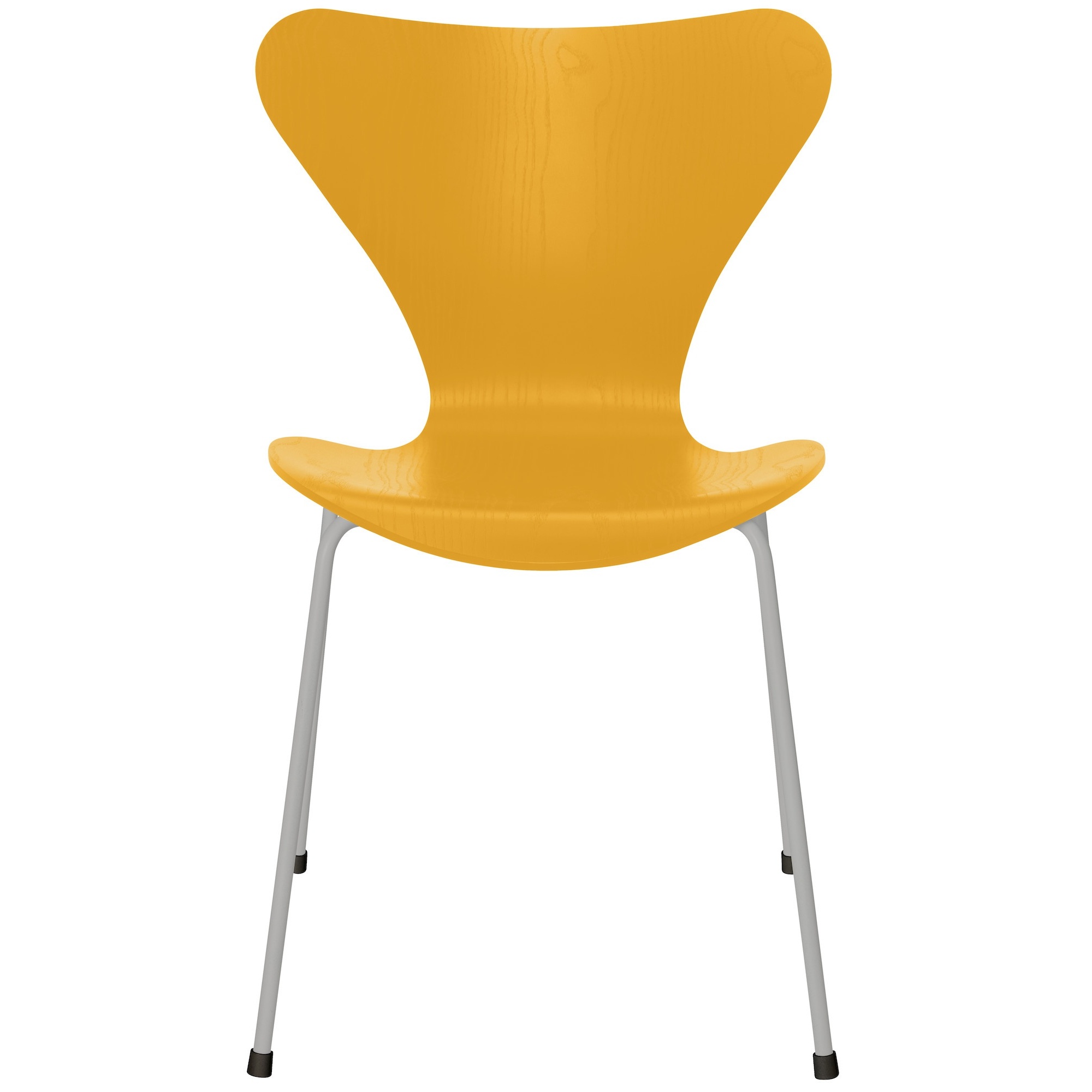 Series 7 chair (n°3107) – True Yellow / Nine Grey – Coloured ash – Fritz Hansen