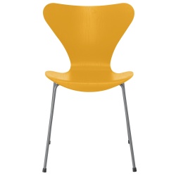 Series 7 chair (n°3107) – True Yellow / Silver Grey – Coloured ash – Fritz Hansen