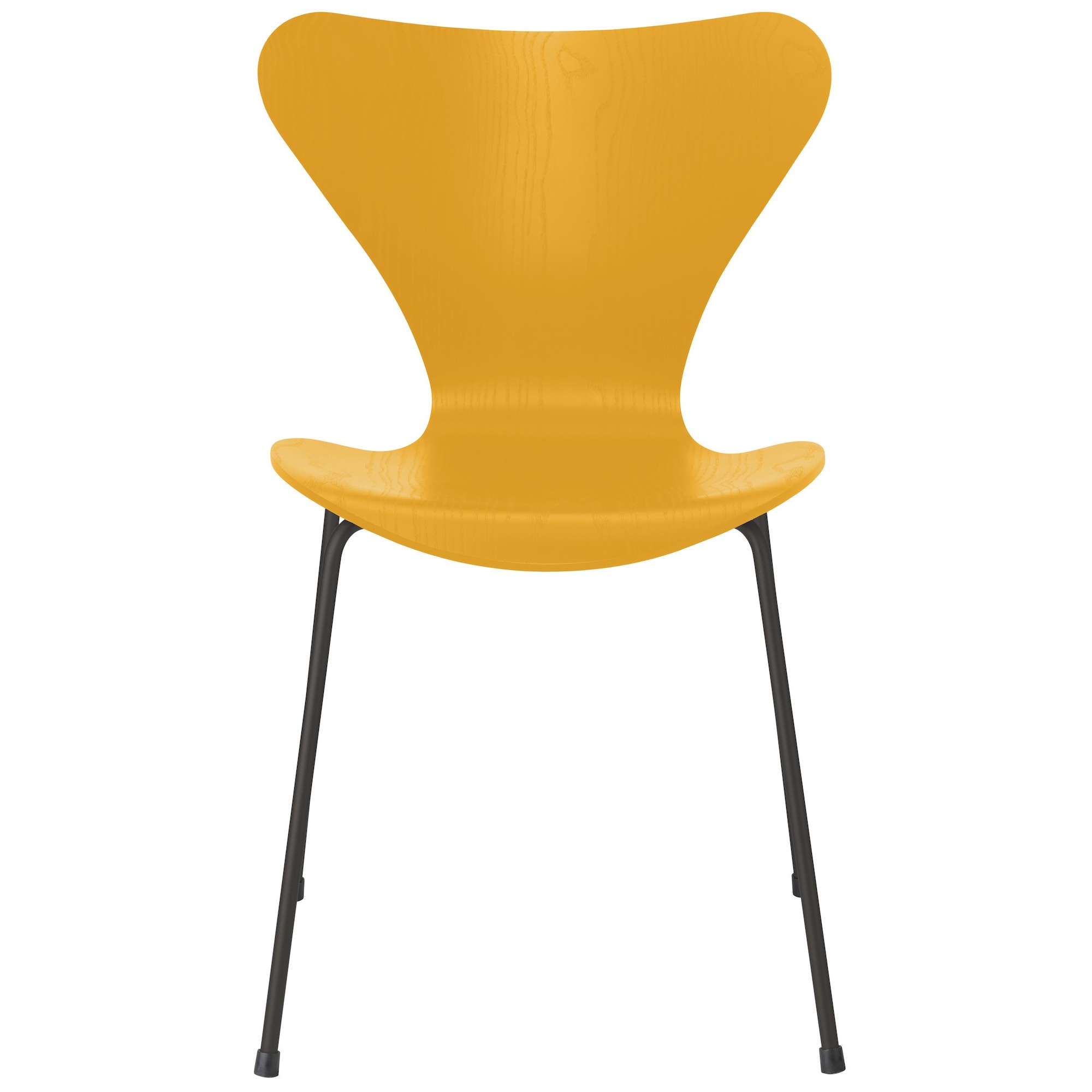 Series 7 chair (n°3107) – True Yellow / Warm Graphite – Coloured ash – Fritz Hansen