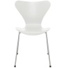 Series 7 chair (n°3107) – White / Nine Grey – Coloured ash – Fritz Hansen