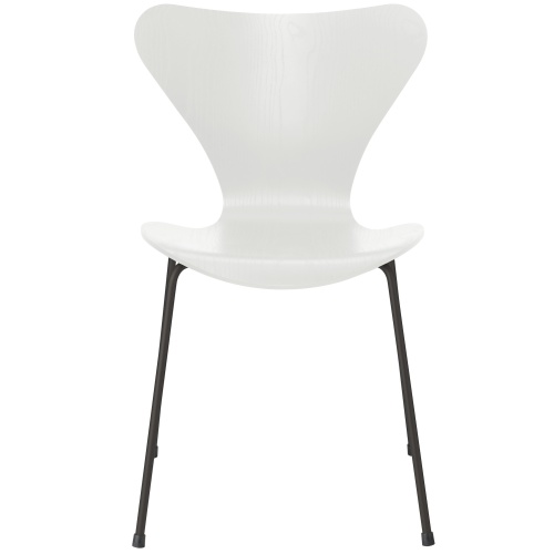 Series 7 chair (n°3107) – White / Warm Graphite – Coloured ash – Fritz Hansen