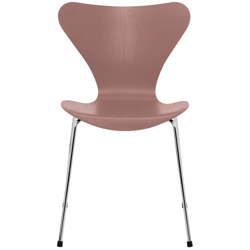 Chaise Série 7 (n°3107) – Wild Rose / Chrome – Frêne coloré – Fritz Hansen