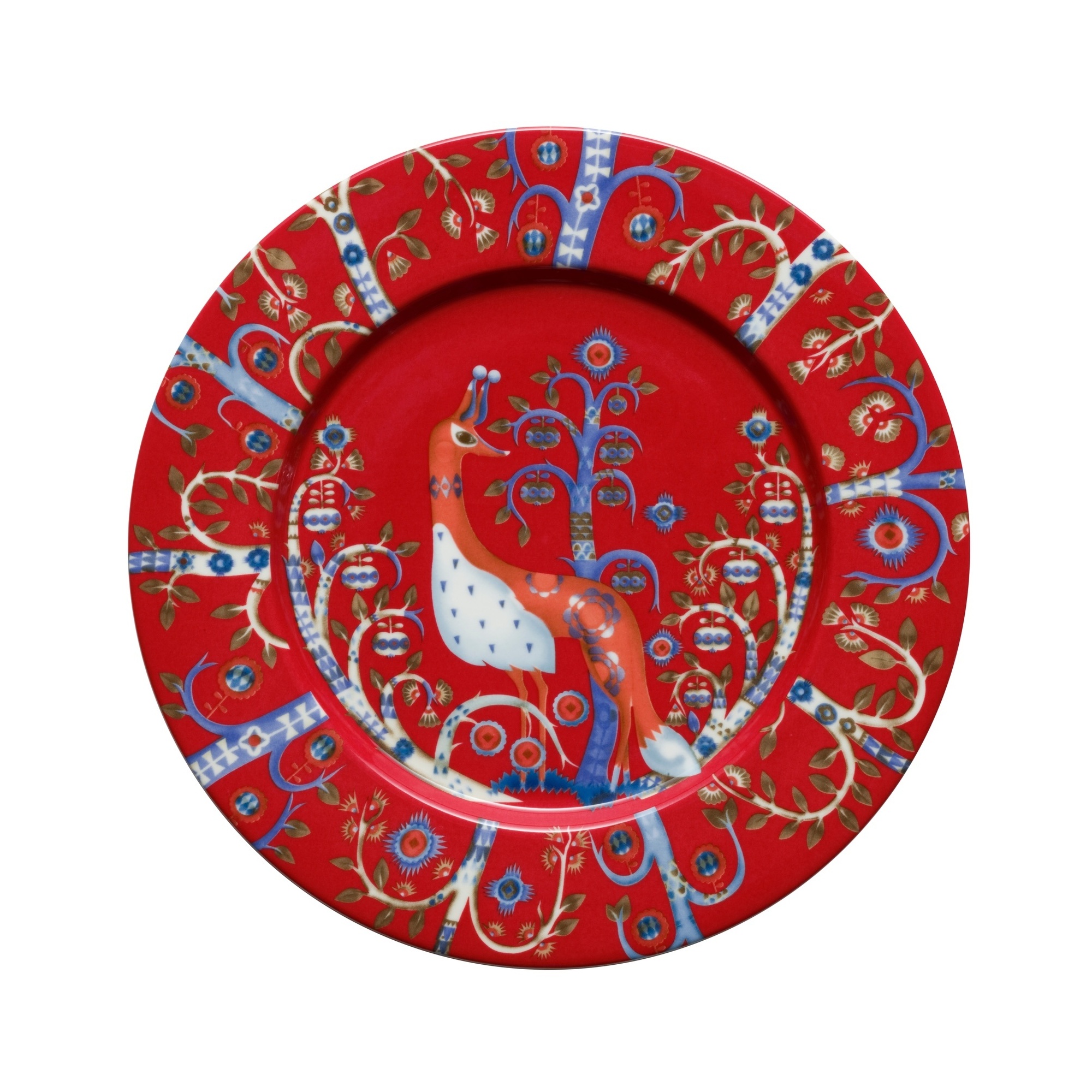 Ø22cm - assiette Taika rouge - 1012477 - Iittala