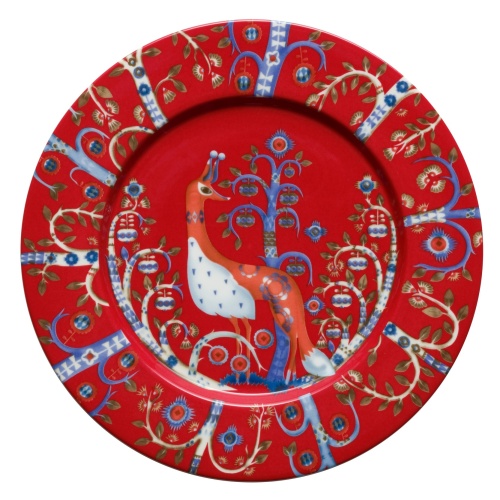 Ø22cm - assiette Taika rouge - 1012477 - Iittala