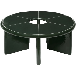 Deya coffee table, dark green – Ferm Living