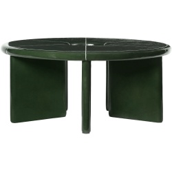 Ferm Living – Table basse Deya, vert foncé