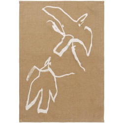 Ferm Living – Vuelo tea towel, Sugar Kelp/Off-White