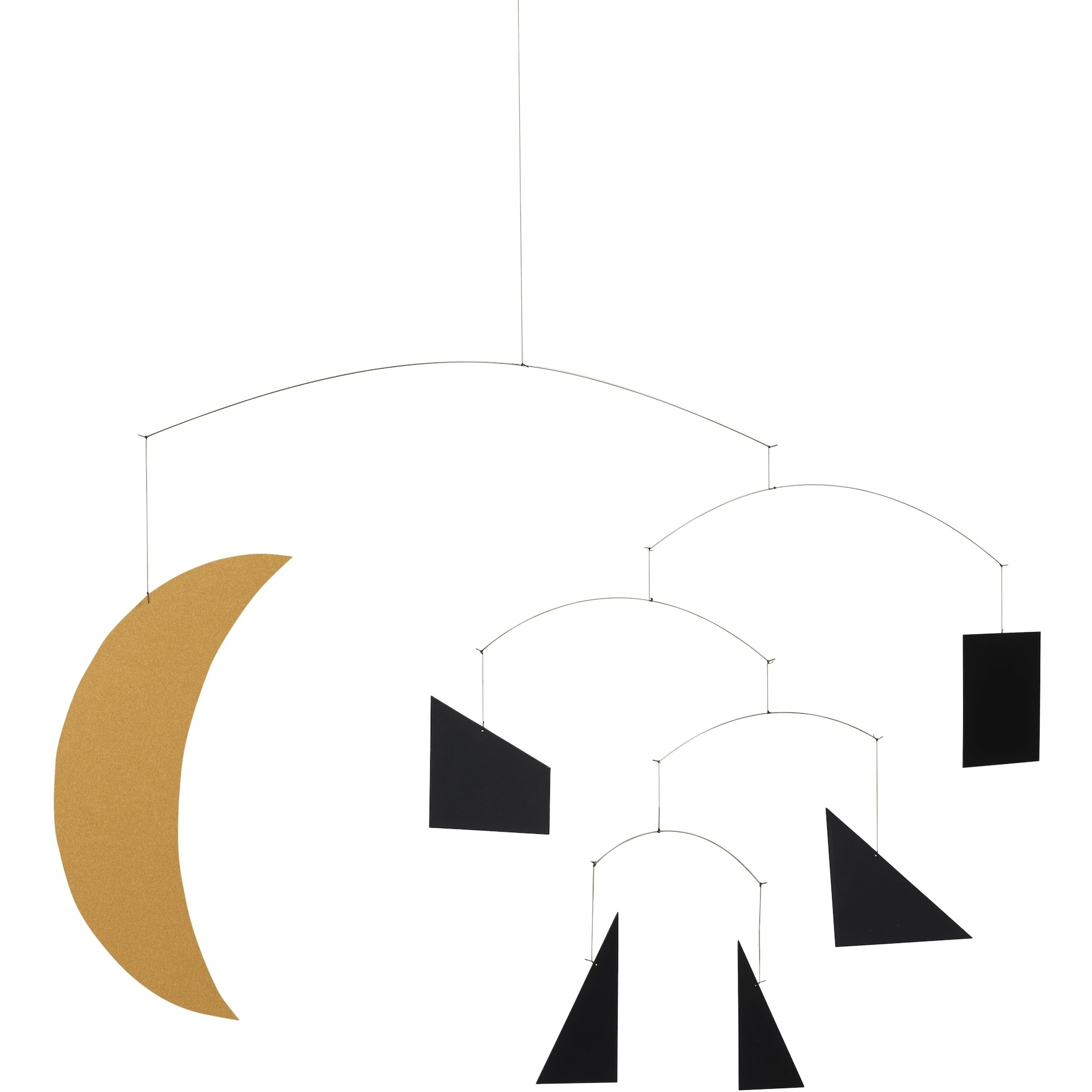 Phase Mobile, Black and Gold – Ferm Living