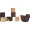 Ferm Living – Phase building blocks, Natural and Dark stained