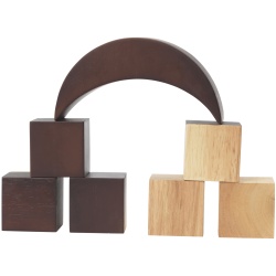 Ferm Living – Phase building blocks, Natural and Dark stained