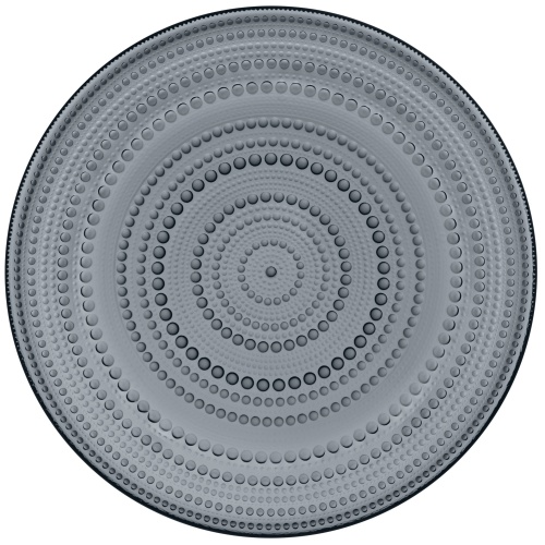 Assiette Kastehelmi - Ø315mm - gris foncé - Iittala