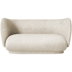 Rico 2-seater sofa, Utzon-Can Lis fabric – Ferm Living