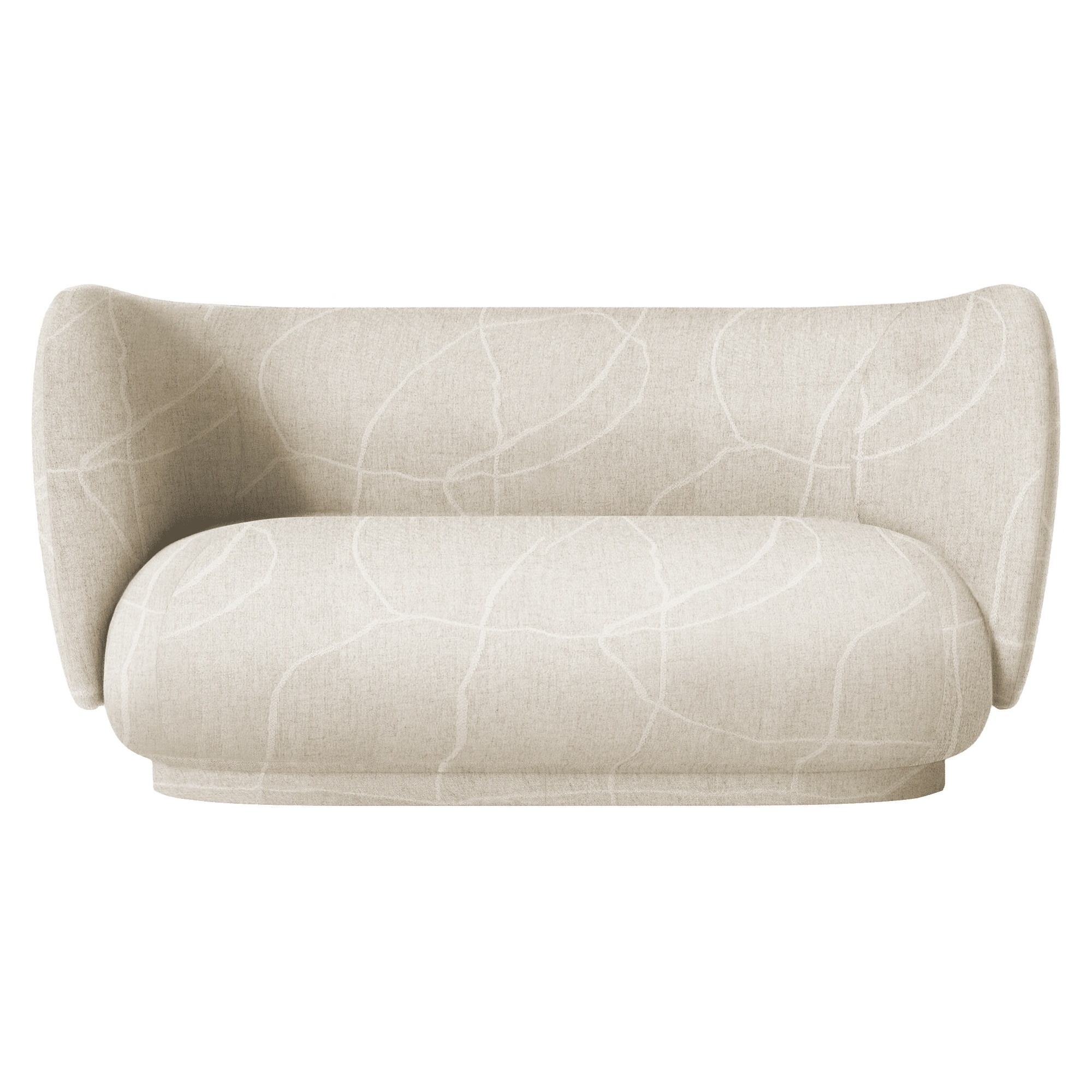 Rico 2-seater sofa, Utzon-Can Lis fabric – Ferm Living