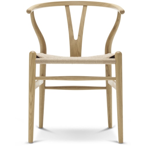 CH24 Wishbone Chair – clear lacquered oak, natural papercord – Carl Hansen & Søn