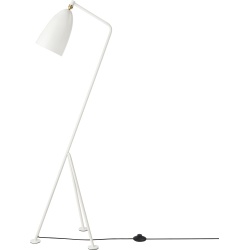 blanc alabaster brillant - lampadaire Gräshoppa - Gubi