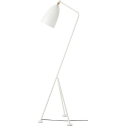 blanc alabaster brillant - lampadaire Gräshoppa - Gubi