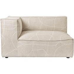 Armrest end module left L400, Utzon-Can Lis fabric – CATENA Sofa – Ferm Living