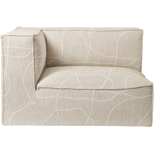 Armrest end module left S400, Utzon-Can Lis fabric – CATENA Sofa – Ferm Living