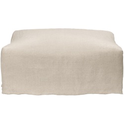 Pouf rectangulaire S501, tissu Drape (loose cover) – Canapé CATENA – Ferm Living