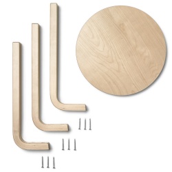 Artek – Stool 60, natural lacquered birch