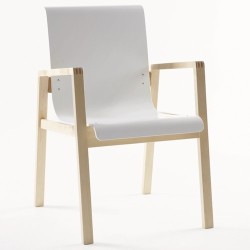 blanc - fauteuil 403 - Artek