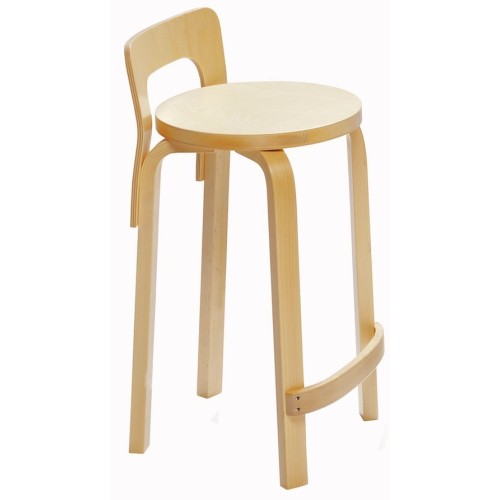 natural birch - K65 high chair - Artek