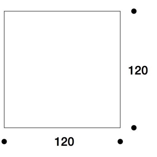 120x120cm -  84 table - Artek