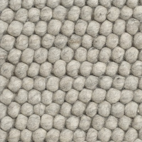 140x200cm - soft grey - Peas rug - HAY