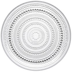 Kastehelmi plate - Ø248mm - clear - 1007057 - Iittala