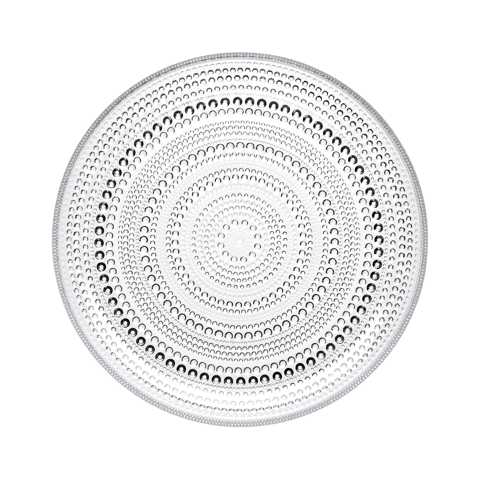 assiette Kastehelmi - Ø248mm - transparent - 1007057 - Iittala