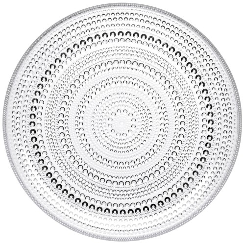 assiette Kastehelmi - Ø248mm - transparent - 1007057 - Iittala