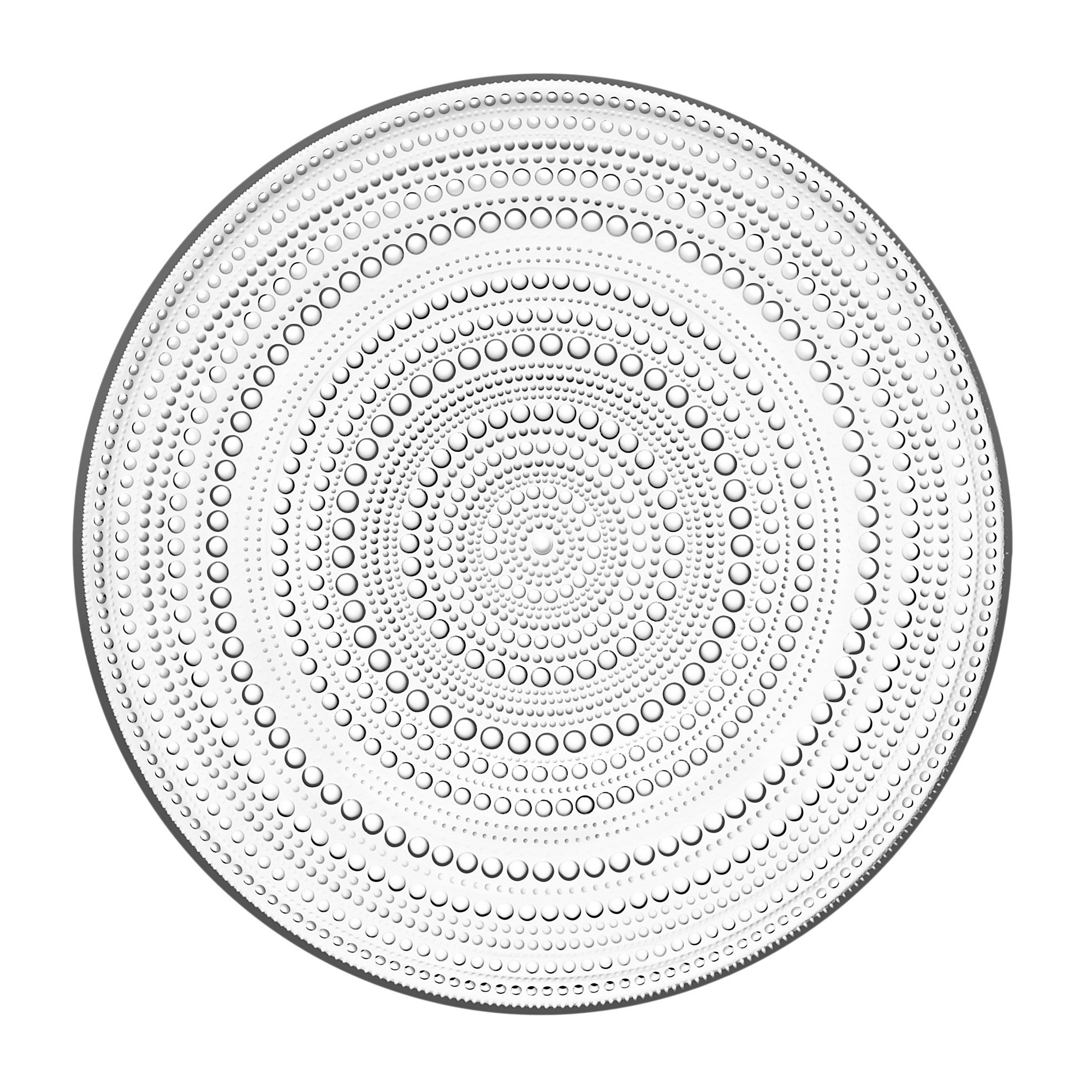 Kastehelmi plate - Ø315mm - clear - Iittala