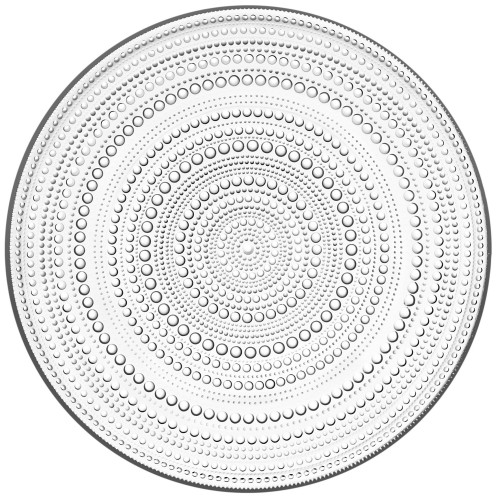 assiette Kastehelmi - Ø315mm - transparent - 1007340 - Iittala