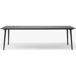 100x250cm -  chêne teinté noir - table In Between SK6 - &Tradition